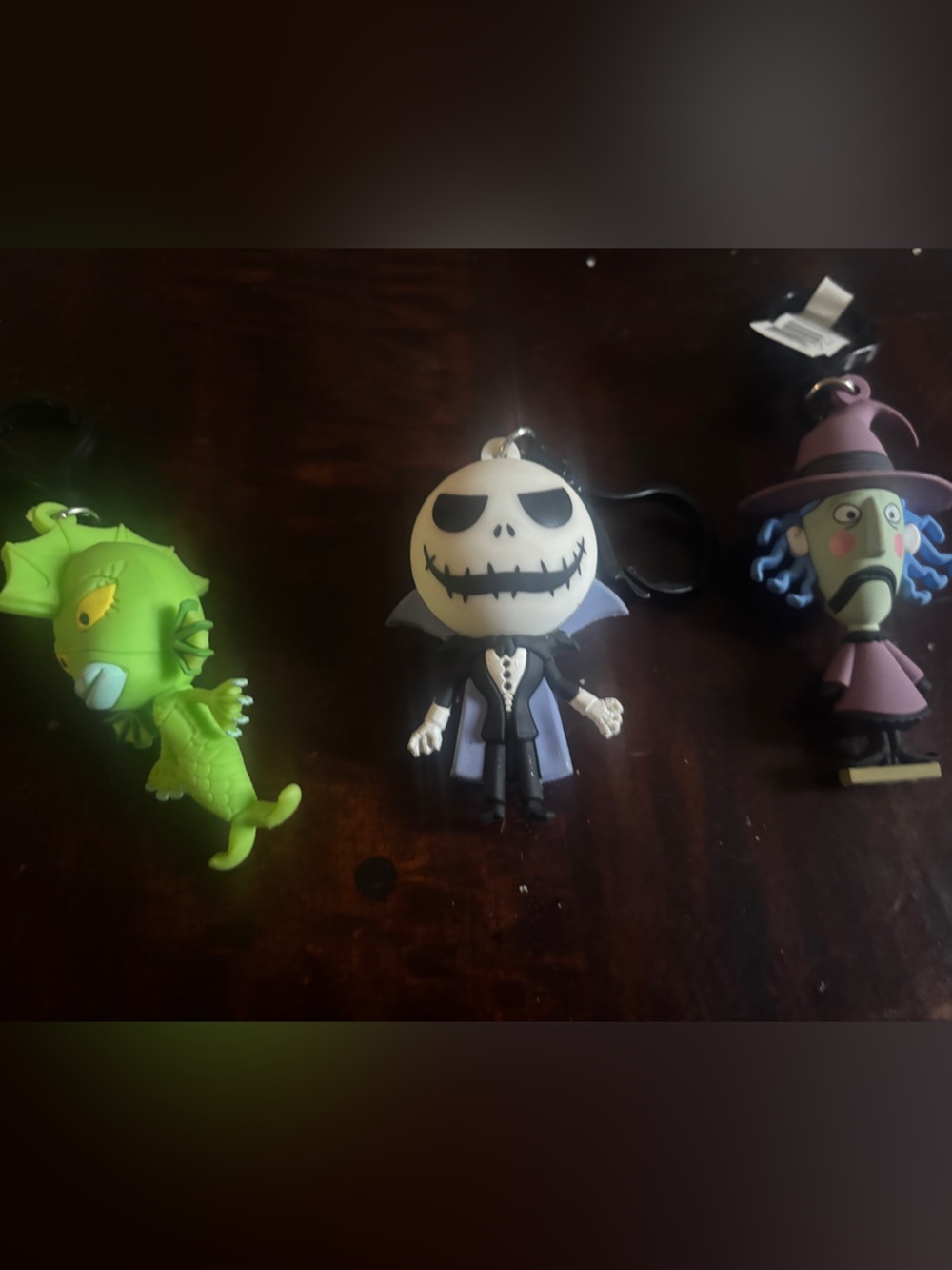 Nightmare before Christmas keychain figures